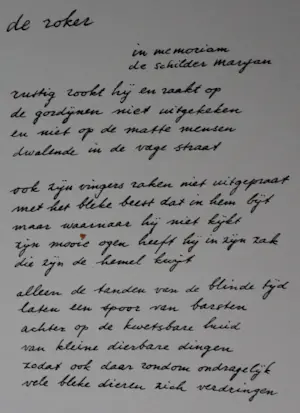 Lucebert - Litho met gedicht: De roker - 1982 kopen? Bied vanaf 159!