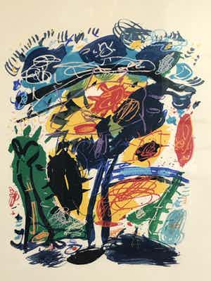 Kees Salentijn - Hommage aan Van Gogh II verkocht voor € 120!