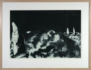 Vonne Bode - Ets en droge naald, Meeting - Ingelijst (Groot) kopen? Bied vanaf 1!