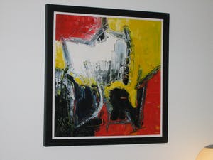 Piet van Riel - Compositie in Blauw kopen? Bied vanaf 145!