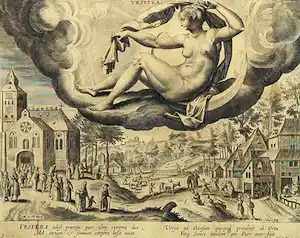 Adriaen Collaert - Gravure, Vespera verkauft für € 40!