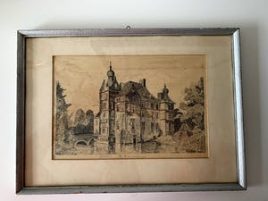 Niet of onleesbaar gesigneerd - M. Dyk (slecht leesbaar) kopen? Bied vanaf 1!