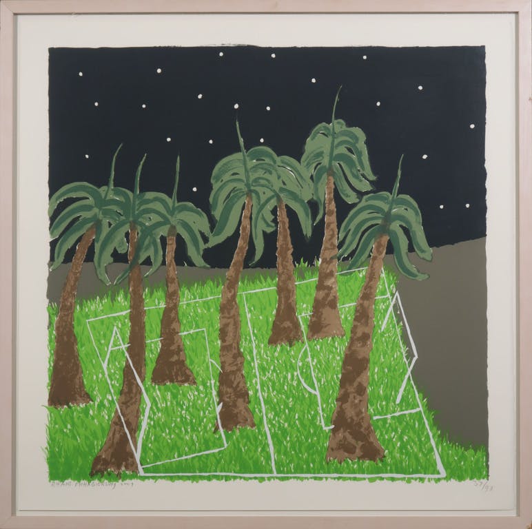 Rhani Mohabiersing - Rhani Mohabiersing: Tweeluik: 2x Litho, Z.T. - Ingelijst kopen? Bied vanaf 40!