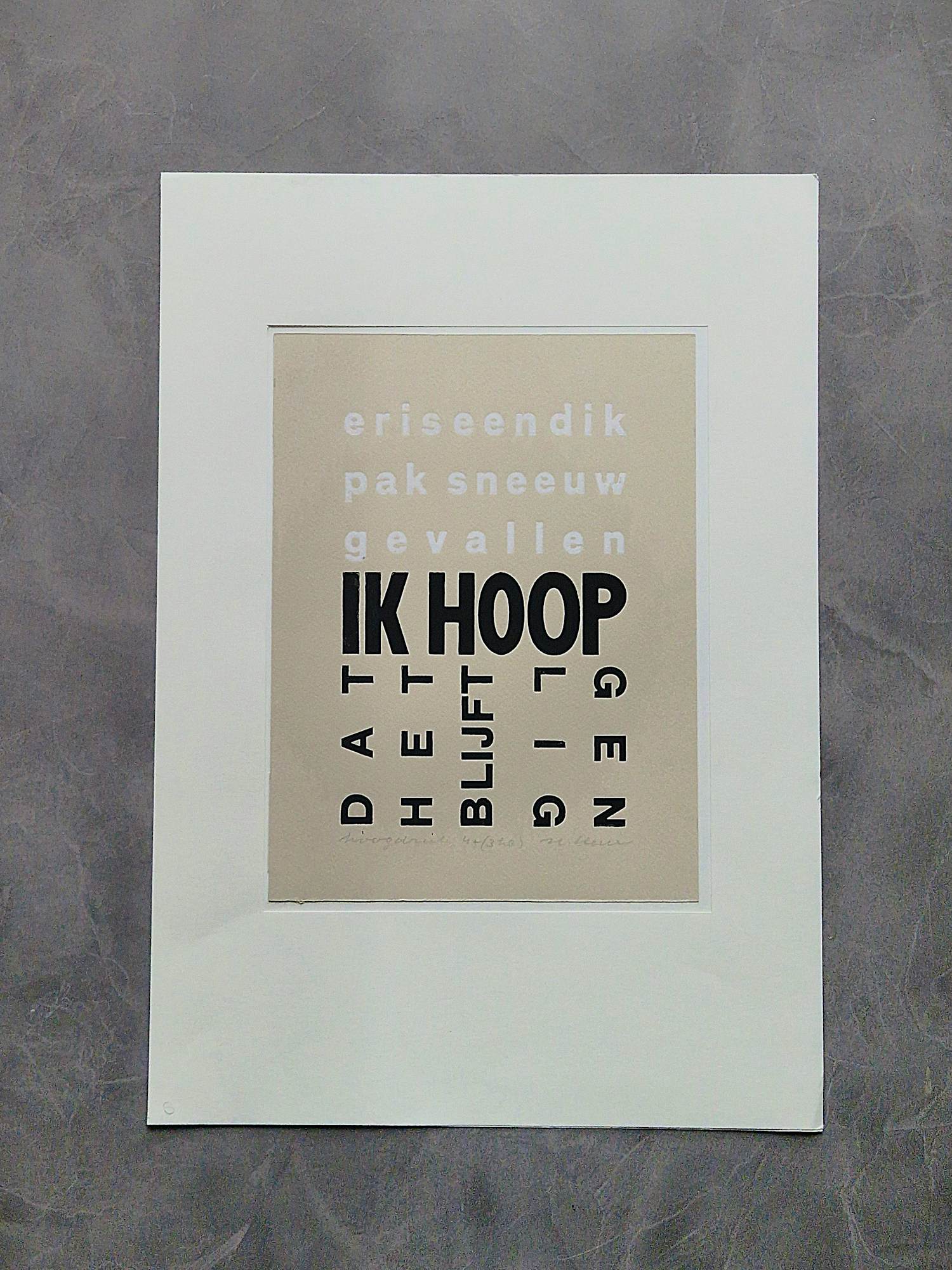 Herma Steur - Fraaie hoogdruk reliëf Ets – zeer kleine oplage (7) - potloodgesigneerd kopen? Bied vanaf 38!