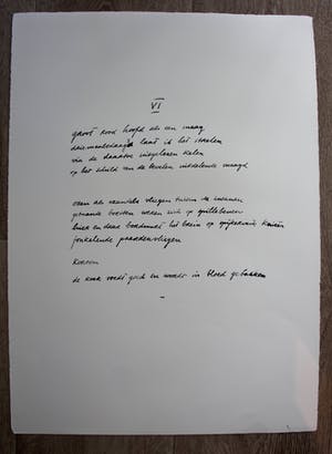 Lucebert - Litho: kop + gedicht- 1969 kopen? Bied vanaf 199!