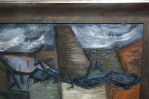 Joop Wijnbergen - - 1958 - Zutphen - olieverfschilderij kopen? Bied vanaf 10!