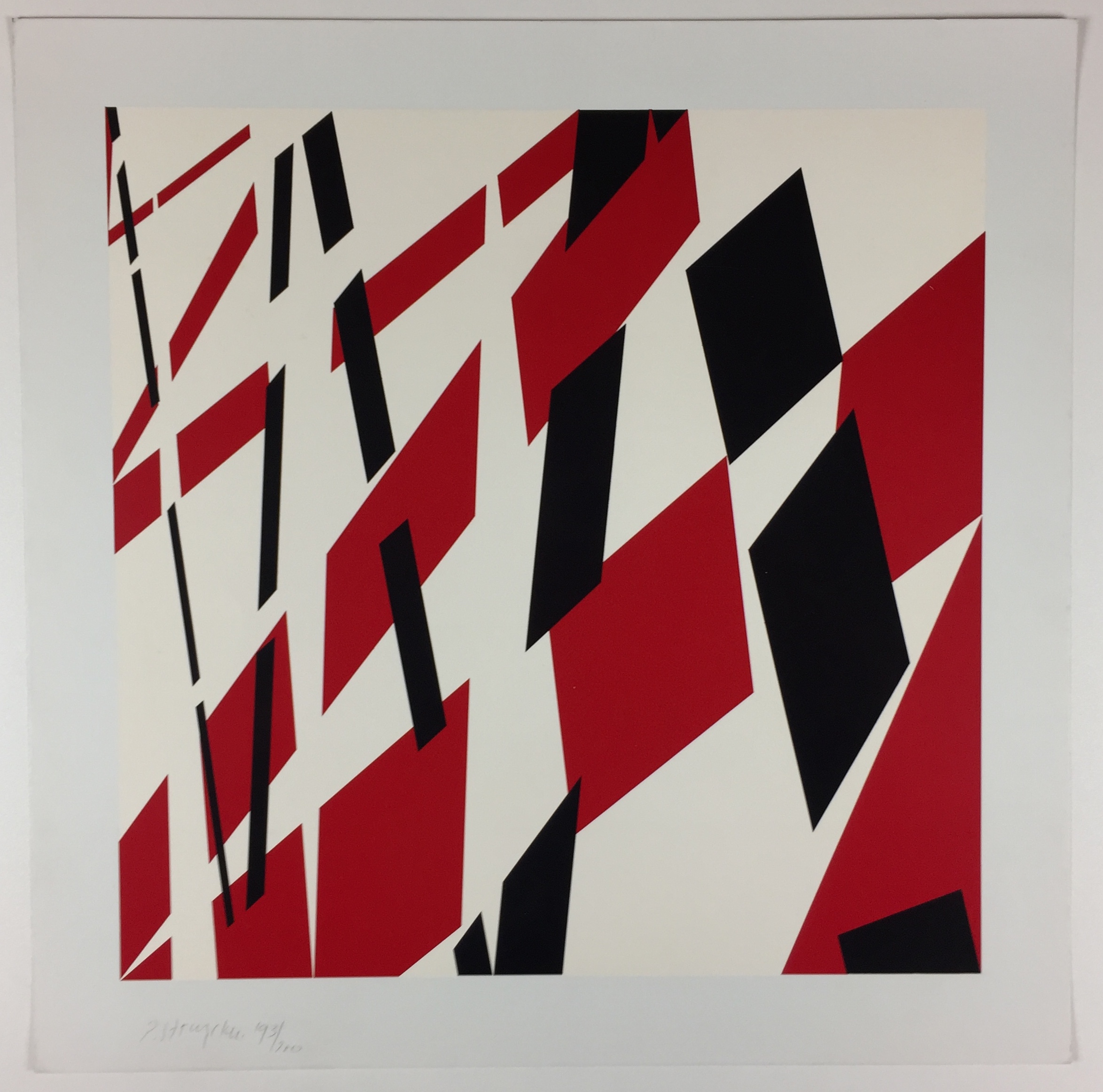 Peter Struycken - geometrisch abstracte compositie - 1966 kopen? Bied vanaf 249!