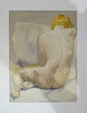 Gerard Bergman - half zittend naakt kopen? Bied vanaf 50!