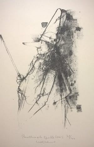 Dirkje Kuik - Pinokkio als Spellebaas – gesigneerde litho kopen? Bied vanaf 55!