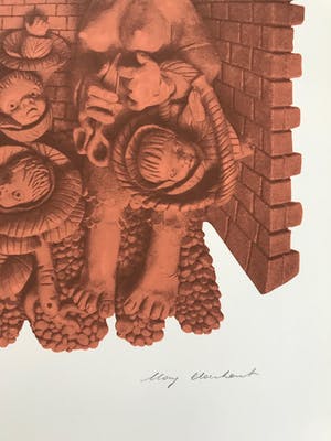 Buy May Claerhout - Jaar van het kind - Gesigneerde zeefdruk - 1978 - 23/125? Bid from 1!
