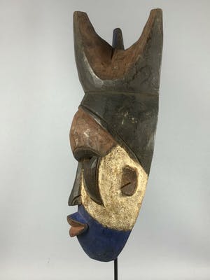 Dogon - 200378 - Tribal Used African IGBO Mask - Nigeria. kopen? Bied vanaf 25!
