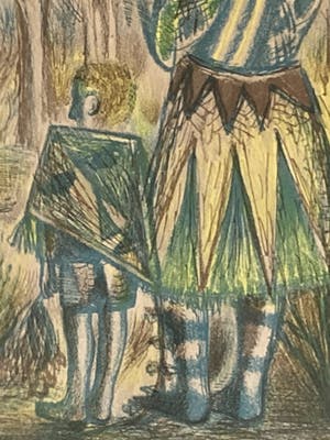 Kees Andrea - Kleuren litho fluitspeler kopen? Bied vanaf 45!