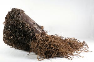 Kuba - Opzetmasker met haar en een raffia baard kopen? Bied vanaf 1!