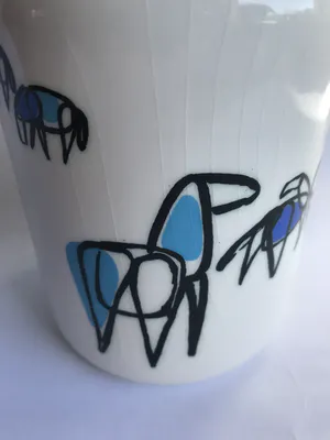 Royal Goedewaagen - jaren '60 apothekerspot met de afbeelding van koeien - decor 6/1 kopen? Bied vanaf 1!