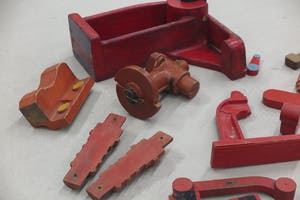 Niet of onleesbaar gesigneerd - Hout, Diverse industriële mallen kopen? Bied vanaf 1!