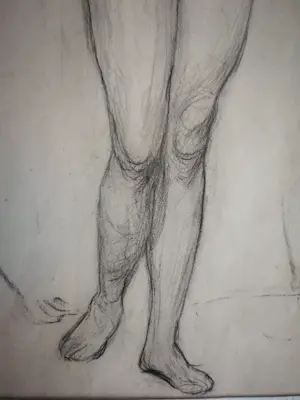 Franz Deutmann - Toegeschreven aan. Naakt. Staande vrouw. kopen? Bied vanaf 69!