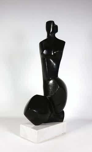 Paulus Reinhard - Brons, Baadster verkocht voor € 1250!