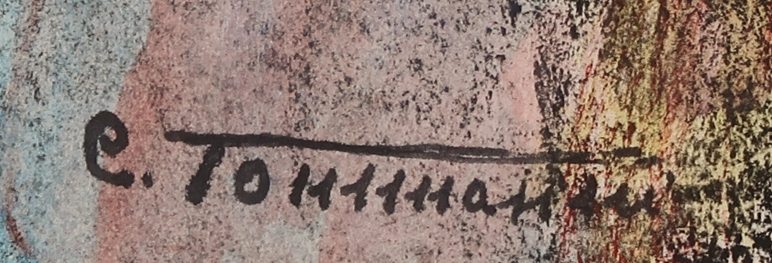 Niet of onleesbaar gesigneerd - Krijttekening, Zonder titel kopen? Bied vanaf 1!