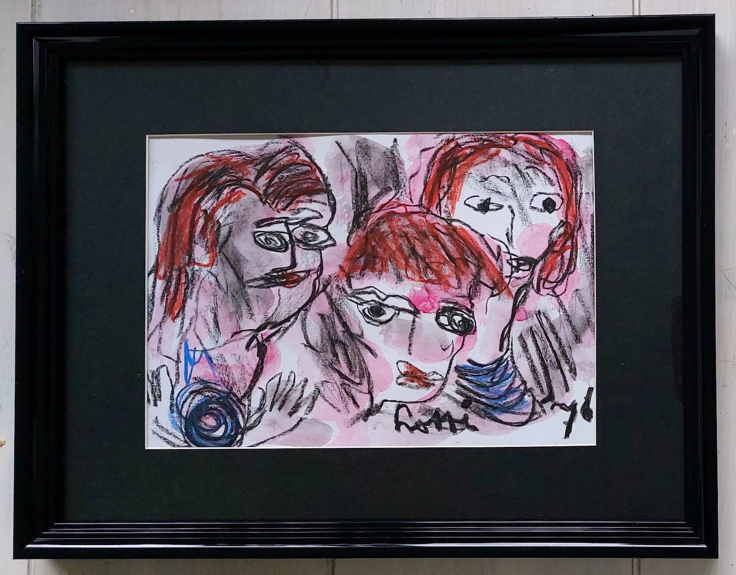 Lotti van der Gaag - Abstracte personen verkocht voor € 275!