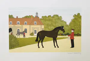 Vincent Haddelsey - Kleurenlitho THE NATIONAL HARRAS Handgesigneerd kopen? Bied vanaf 39!