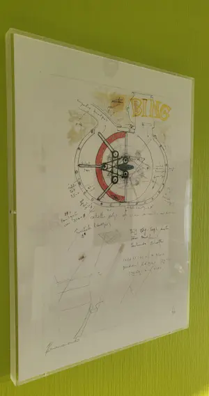 Panamarenko - Panamarenko - Bing - Lithografie uit de "Kip" serie kopen? Bied vanaf 250!