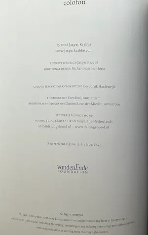 AcheterJasper Krabbé - Zeefdruk en boek in cassette? Enchérissez de 325!