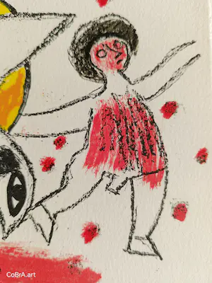 Corneille - Vrouw en vogel: dansen in de zon kopen? Bied vanaf 199!