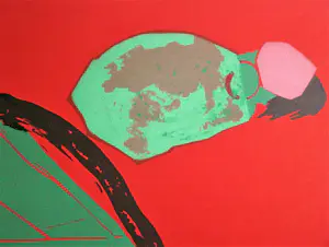 Marino Marini - Paard op rode achtergrond - 1970 - Originele litho kopen? Bied vanaf 120!