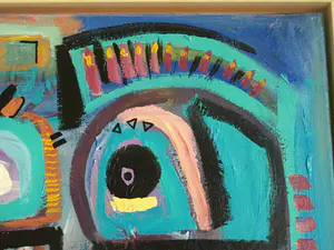 Jasper Banen - Acrylverf op doek , ingelijst , De Rij – 2014 kopen? Bied vanaf 195!