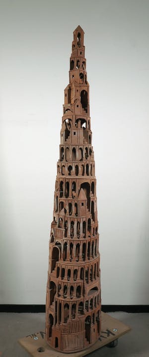 Arie J. Bouter - Terracotta, Toren van Babel (Zeer groot) kopen? Bied vanaf 500!