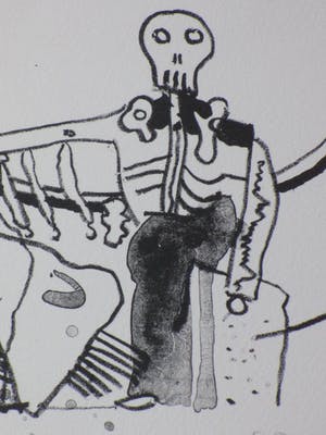 Ed Dukkers - Toreador en stier - Litho kopen? Bied vanaf 30!