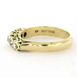 14k geelgouden ring met roos geslepen diamant tot. 0.25ct – G/H - SI kopen? Bied vanaf 360!