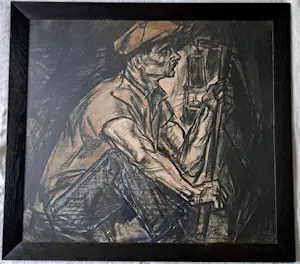 Jan Toorop - De Mijnwerker (groot formaat) kopen? Bied vanaf 150!