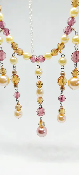 Prachtig Zilveren (925) glasparel Collier 48 cm lang kopen? Bied vanaf 1!