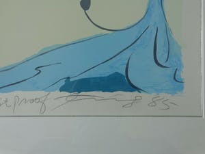 Walasse Ting - GEISHA / KLEURZEEFDRUK / 100x128cm / KADER / SIG / 1985 kopen? Bied vanaf 475!