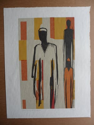 Marianne de Moor - Linosnede, titel onbekend kopen? Bied vanaf 40!