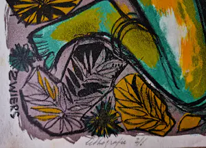 Wim Zwiers - Kleuren- lithografie "vrouwelijk naakt"- zeer kleine oplage (2/6) - 1953 kaufen? Bieten Sie von 57!