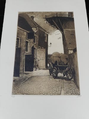 Willem Witsen - Ets en aquatint Wijk bij Duurstede kopen? Bied vanaf 200!