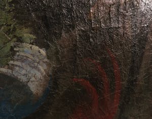 Harry Kranen - Olieverf op doek (met reliëf), Alpha en Omega, Ingelijst (Groot) kopen? Bied vanaf 1!