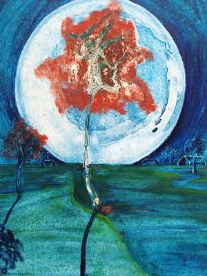 Johan Haantjes - "de maan". verkocht voor € 65!