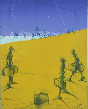 Ronald Tolman - Ets en Aquatint, Optocht verkauft für € 38!