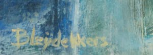Bernadette Leijdekkers - Acryl op papier, Zonder titel - Ingelijst kopen? Bied vanaf 1!