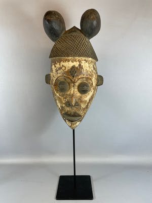 Punu - African Punu-Lumbo mask - Gabon. kopen? Bied vanaf 45!