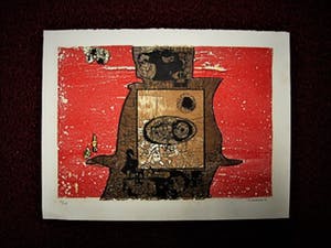 Jean Pierre Vielfaure - belangrijk Frans Surrealist - Litho uit de serie Opéra Civilisation - gesigneerd kopen? Bied vanaf 1!