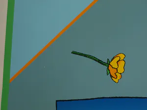 Harrie Gerritz - Ingelijste zeefdruk , Het veldboeket wordt steeds kleiner – 1979 kopen? Bied vanaf 50!