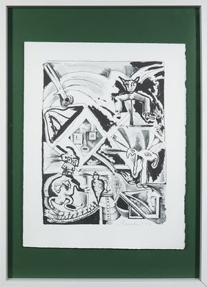 Lucebert - Litho uit het portfolio Fantasia - Ingelijst kopen? Bied vanaf 1!