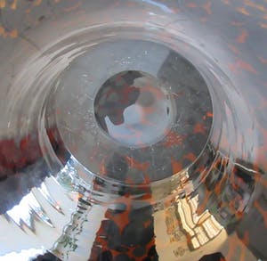 Niet of onleesbaar gesigneerd - Zeer grote art deco kunstglazen schaal in schilpad motief kopen? Bied vanaf 10!