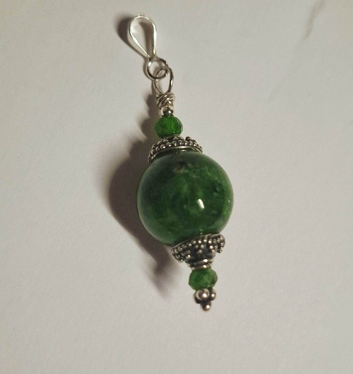 Nieuwe zilveren hanger  925  met jade Jade kopen? Bied vanaf 55!