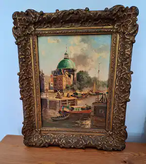 Cornelis Waterman - Singel sluis Amsterdam verkauft für € 160!