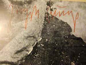 Joseph Beuys - Joseph Beuys KPK Handsigniert Fat Shine on Iron 1977 verkocht voor € 120!